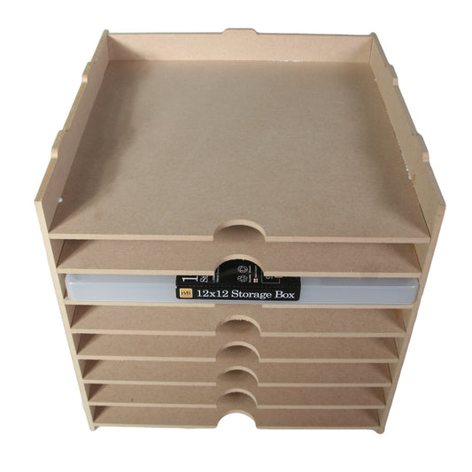 Storage Unit for 12 x 12 Plastic Containers Stackable