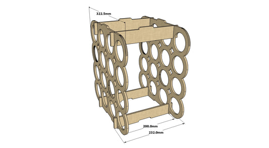 16 HOLE VINYL STORAGE