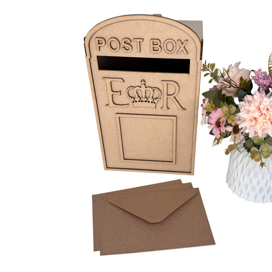 DIY Laser cut 3mm Build Your Own Wedding Post Box ER