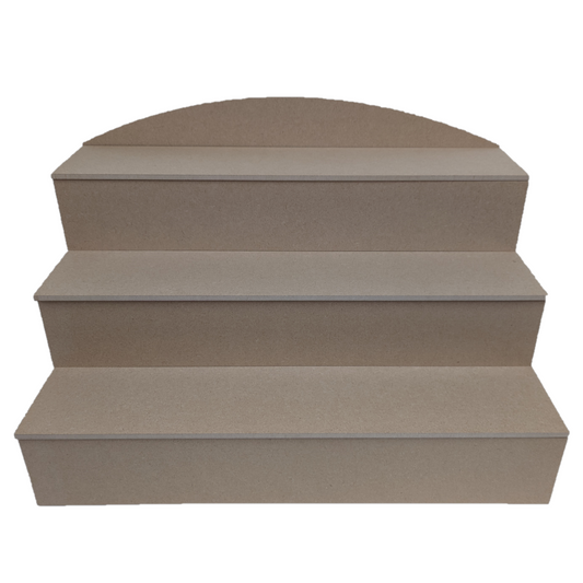 3 Tier Display Stand Closed 51cm