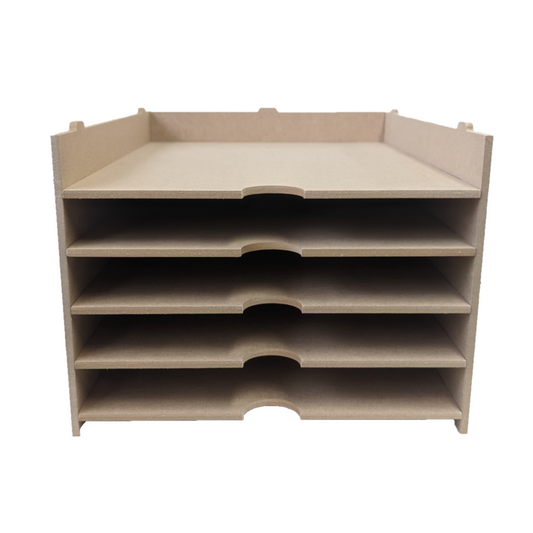 A3 Paper Storage Unit 5 Shelf Stackable