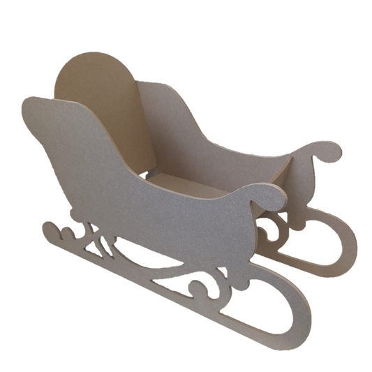 6mm Wooden Sleigh 59cm