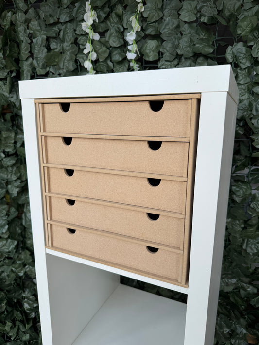 5 Long Drawer Kallax Drawer Insert