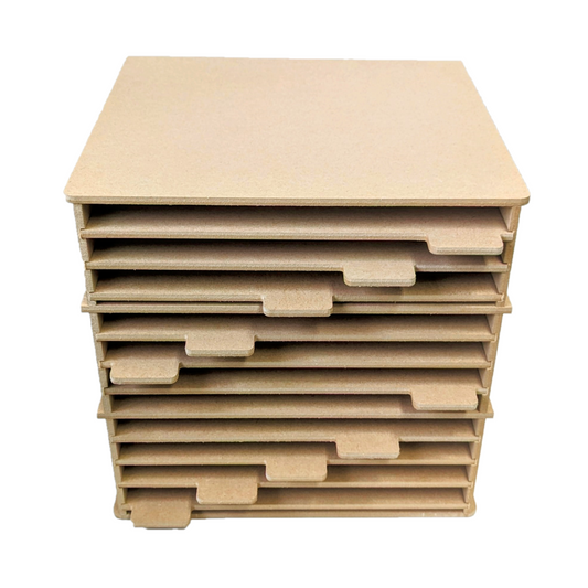 10 Tray Metal Die Storage Unit